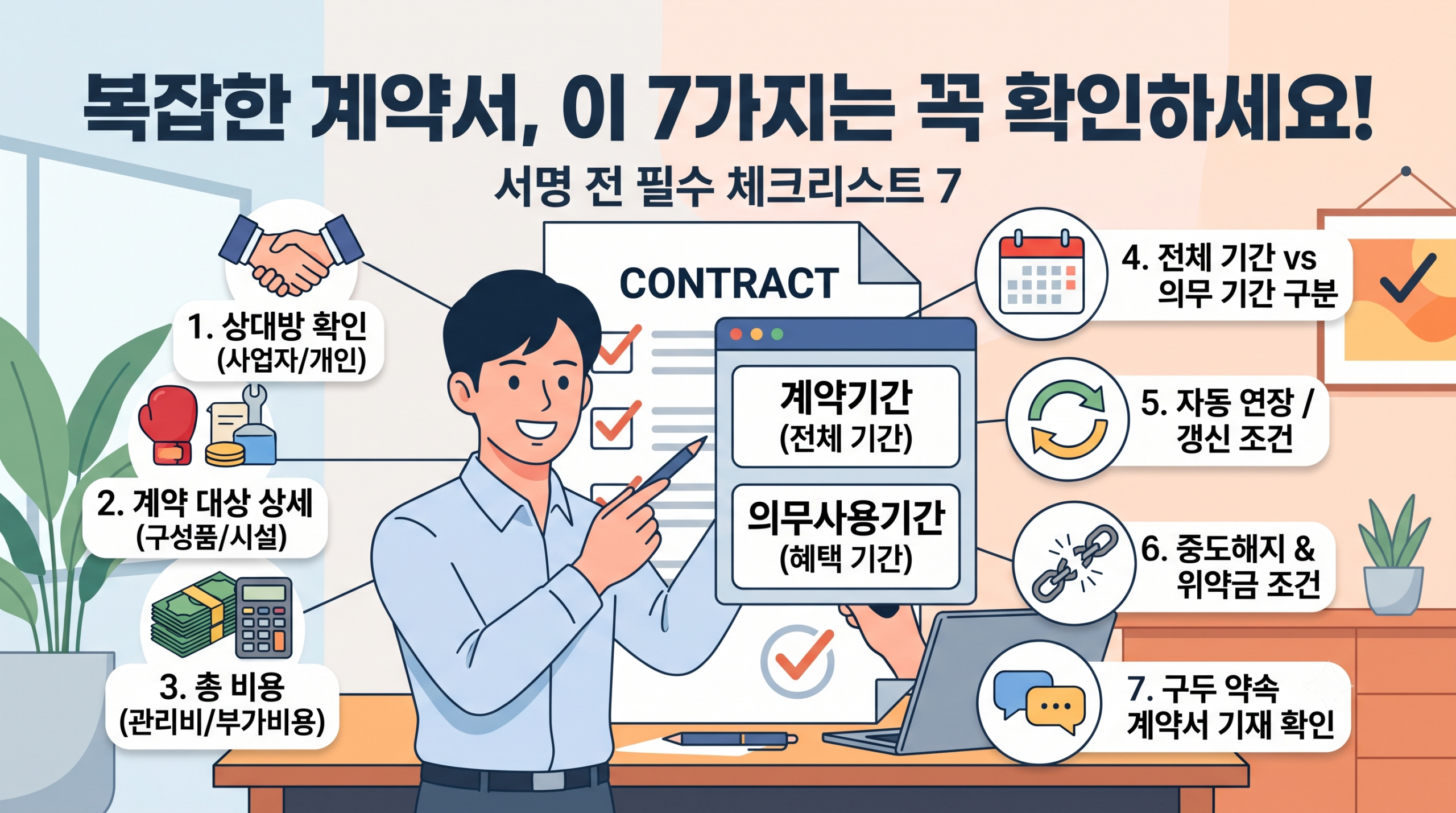 계약서 자동연장 조항 완벽 정리: 요금 인상과 해지 위약금 피하는 법